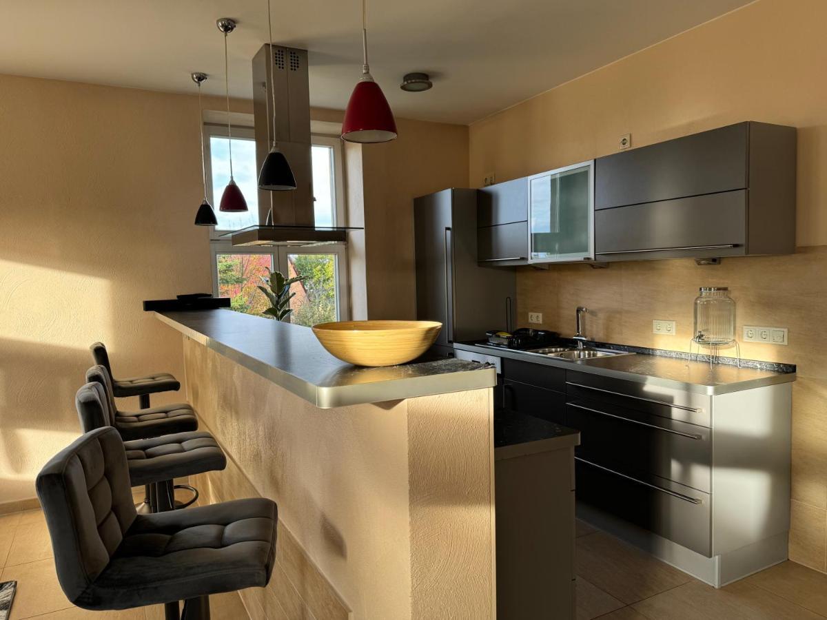 205 Qm "Traumtor" Mit Sauna, Whirlpool, Kamin Und 3 Terrassen Mit Blick In Die Boehmisch Saechsische Schweiz Dresden Ngoại thất bức ảnh